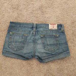 'Allie' true religion shorts